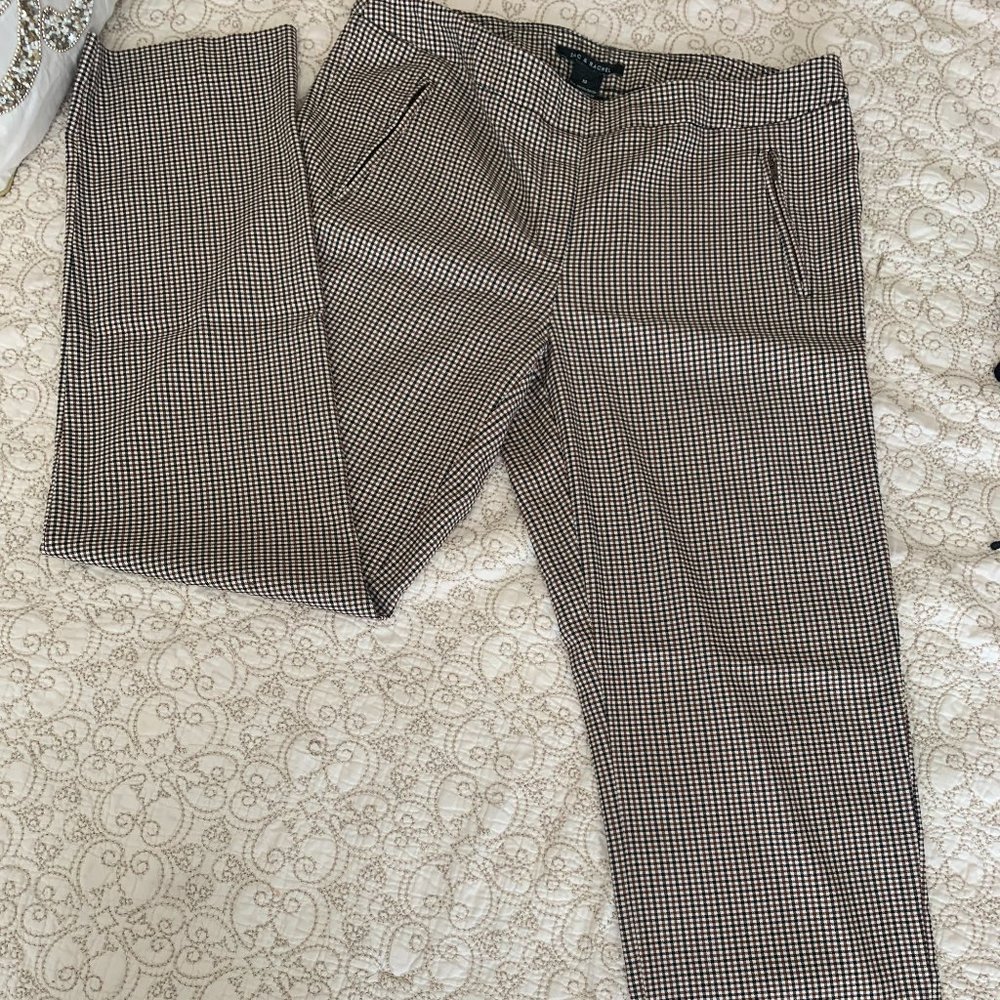 Zac & Rachel Brown and Black pants
